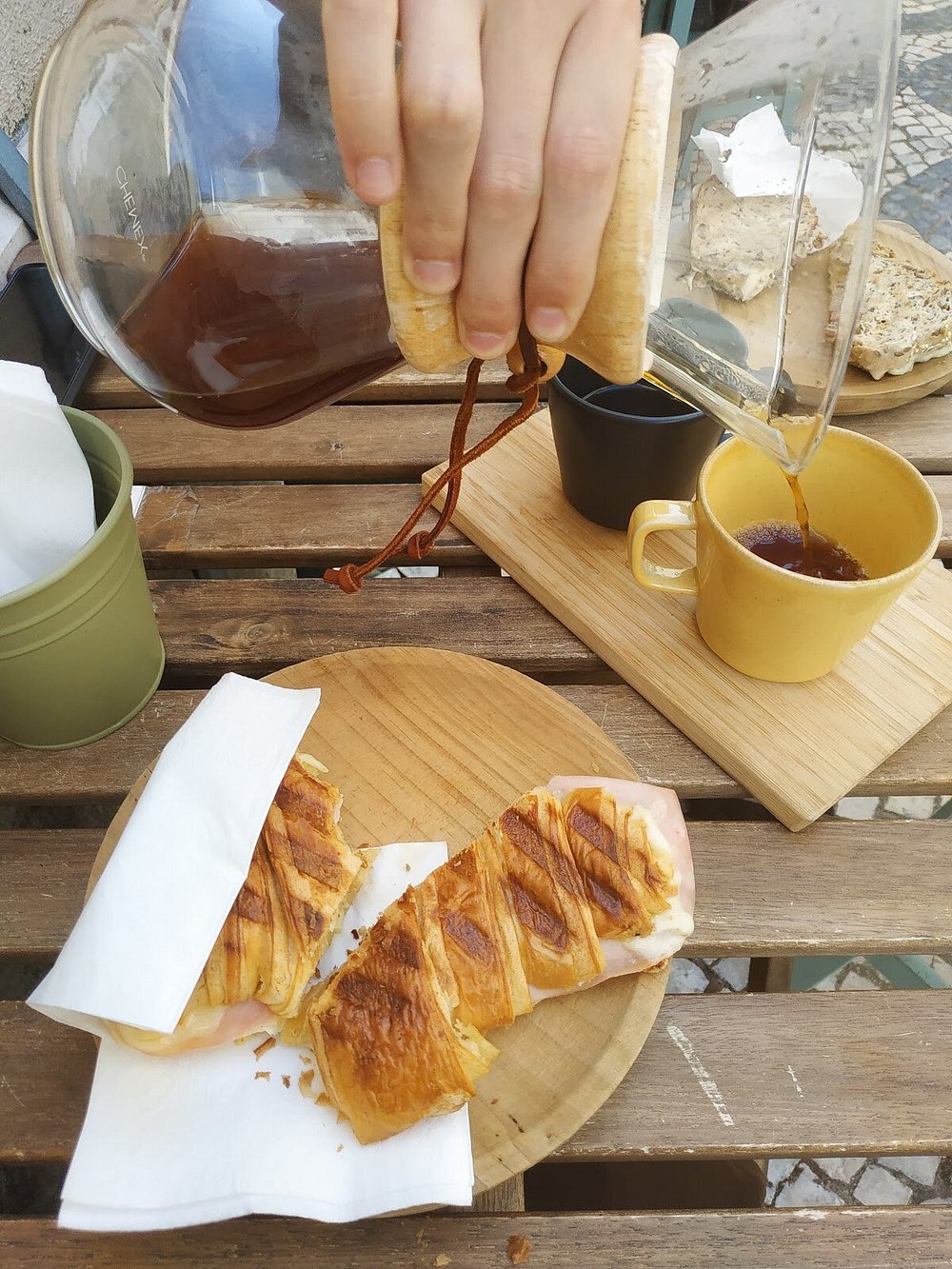 Pausa para café